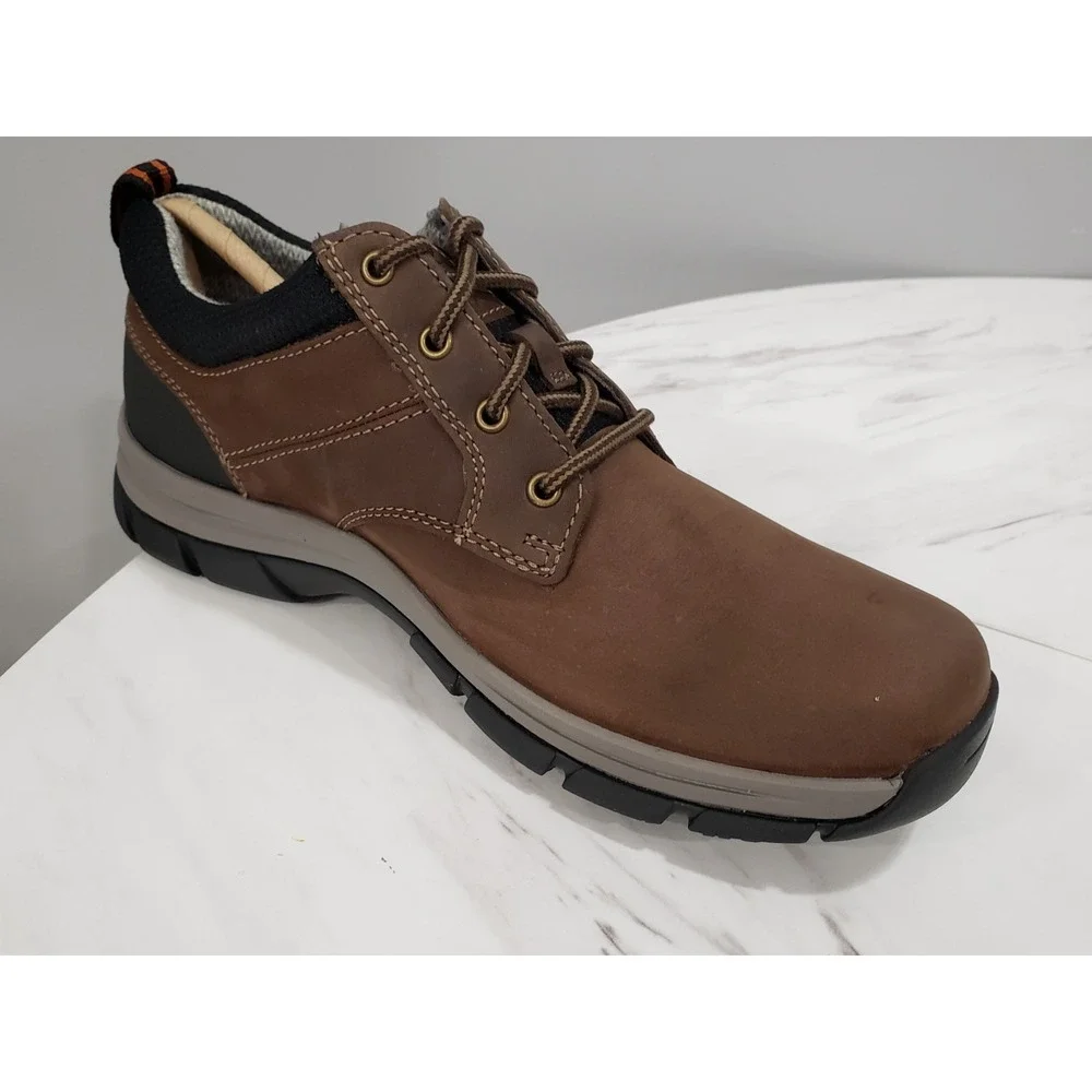 NEW NO‎ BOX Clarks Men's Walpath Step Loafer Dark Brown SIZE 8 Hiking Shoes